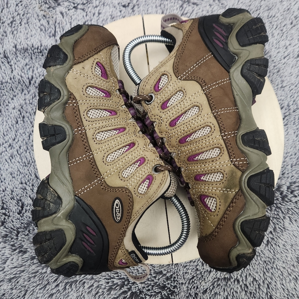 Oboz Sawtooth II Brown Hiking Low Top Boots Women's Size 6.5 - Picture 5 of 9